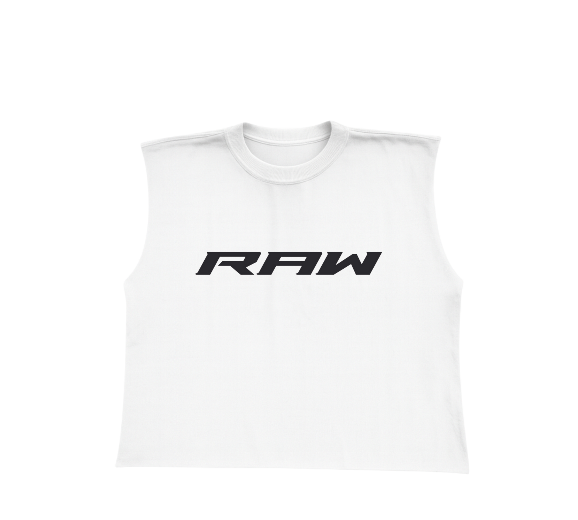 SOLID RAW IMPACT CUTOFF IN WHITE