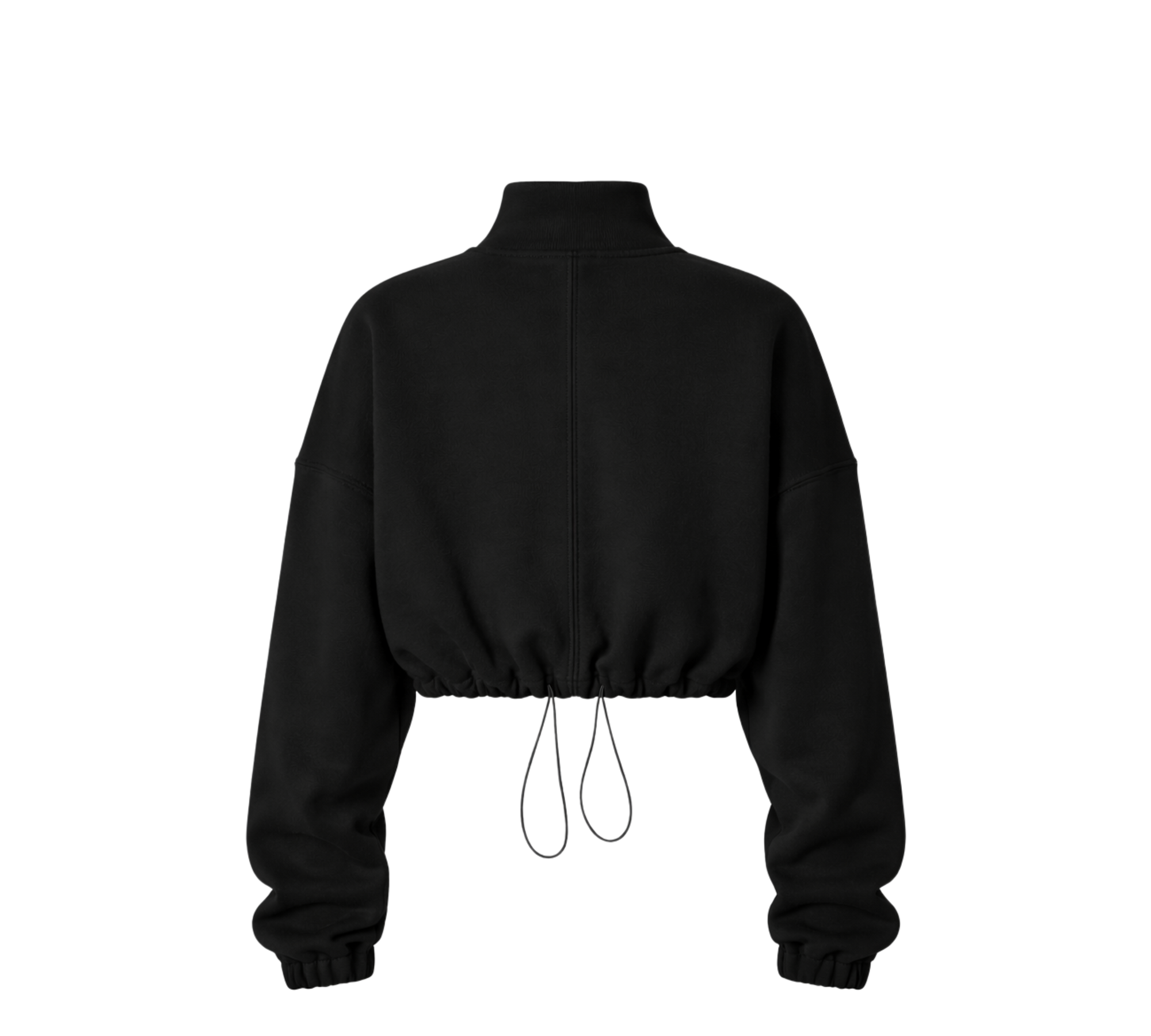 DIEFIT “CUT THROAT” CROPPED QUARTER ZIP