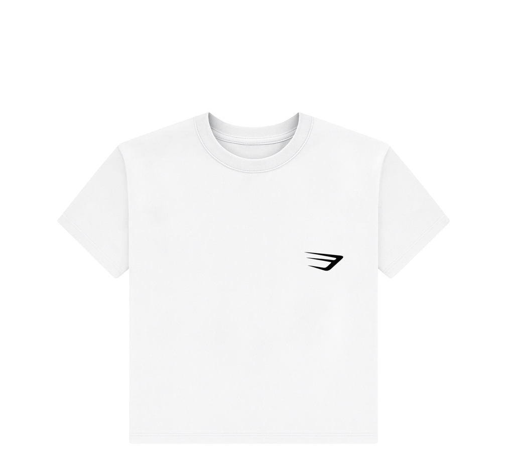 DIEFIT “BACK BANNER” TEE – WHITE