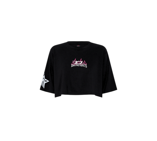 PINK FLAME OVERSIZED CROP