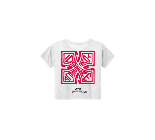 BE YOUR OWN IDOL MESH CROP