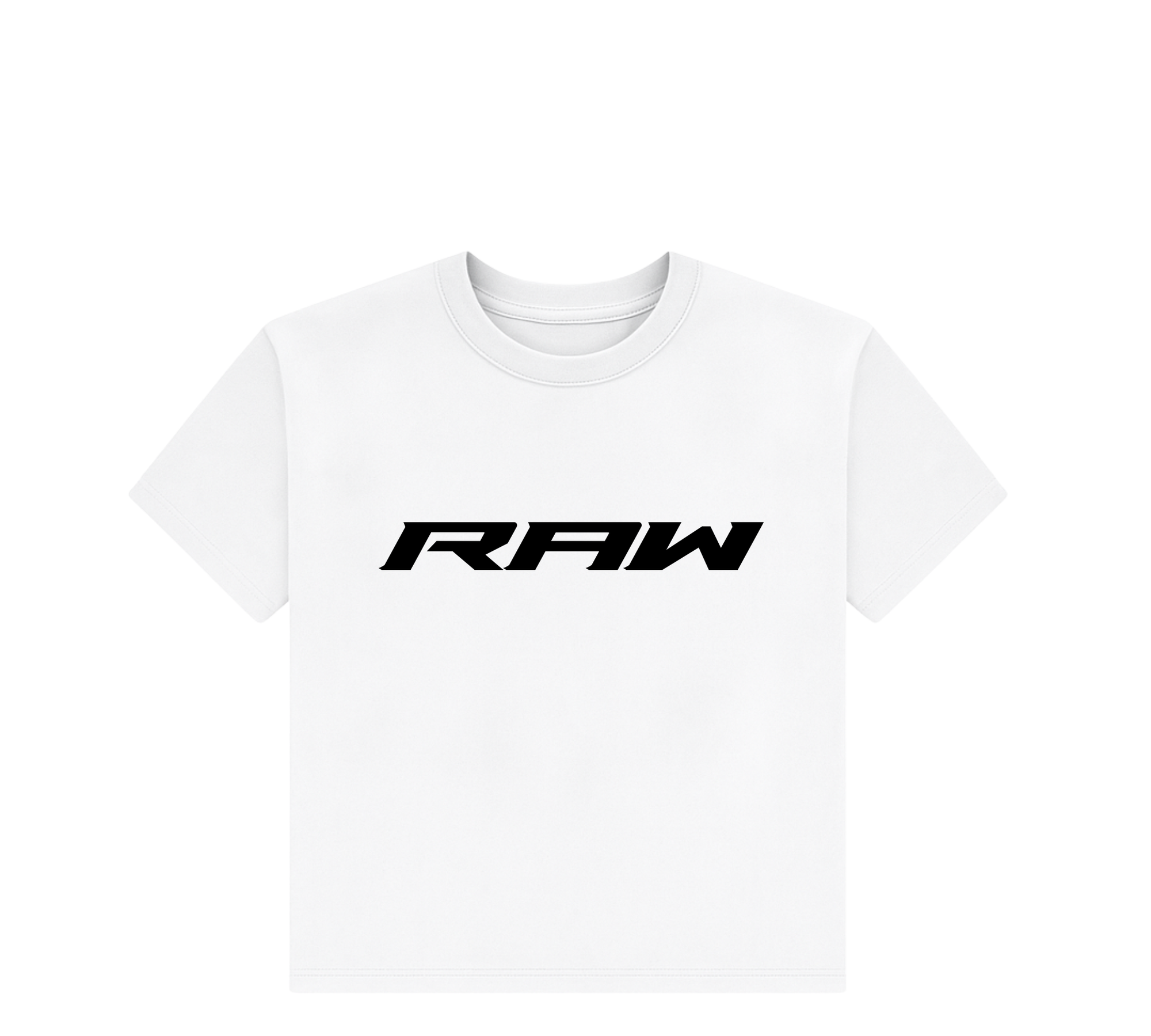RAW IMPACT TEE IN WHITE