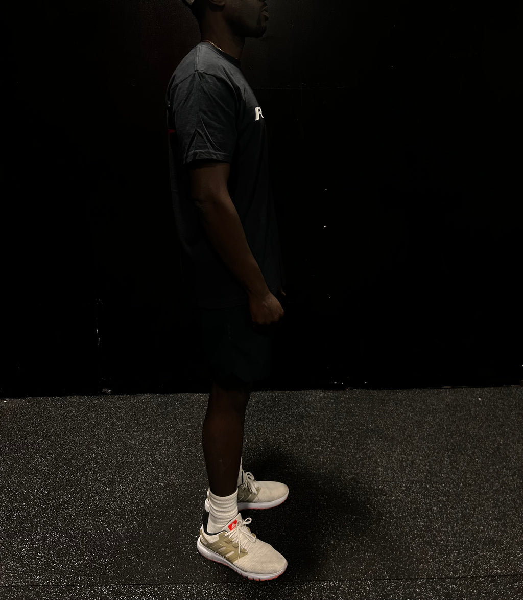 BROKEN RAW IMPACT TEE IN BLACK