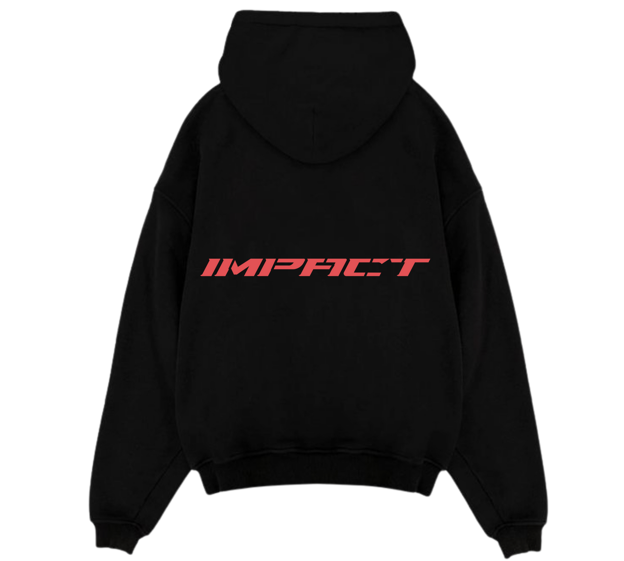 BROKEN RAW IMPACT HOODIE IN BLACK
