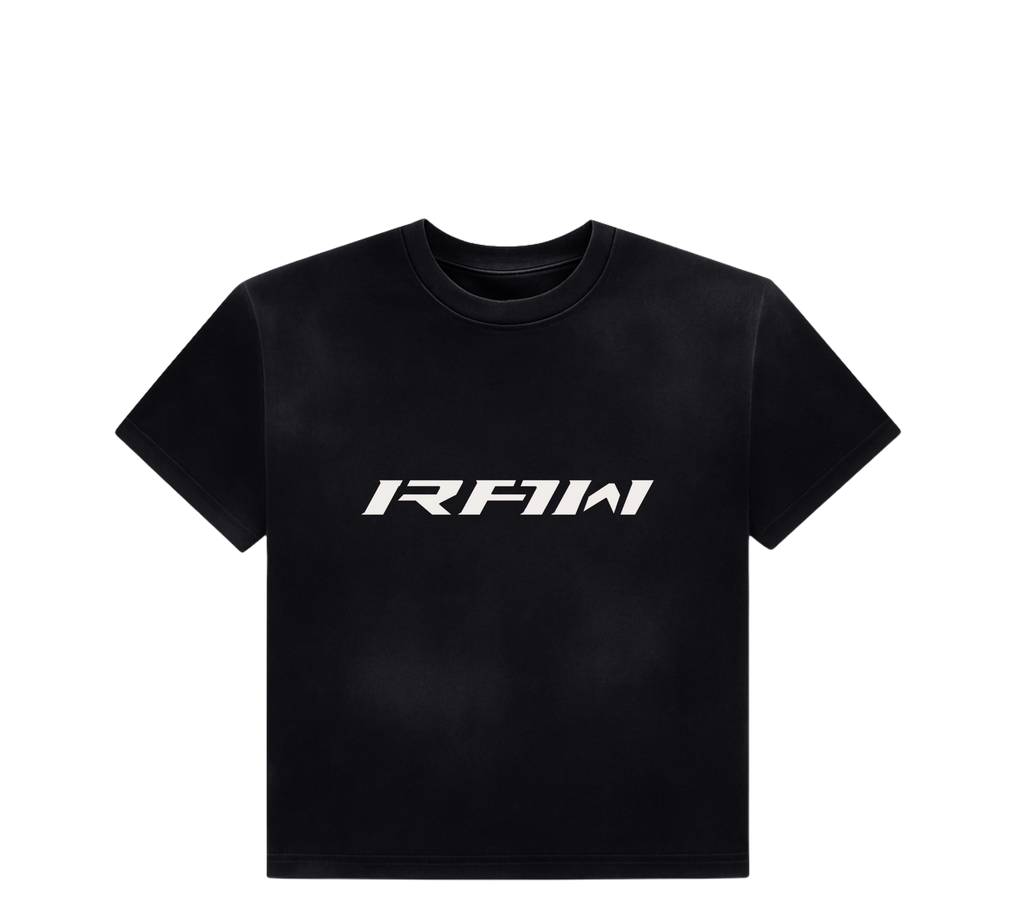 BROKEN RAW IMPACT TEE IN BLACK