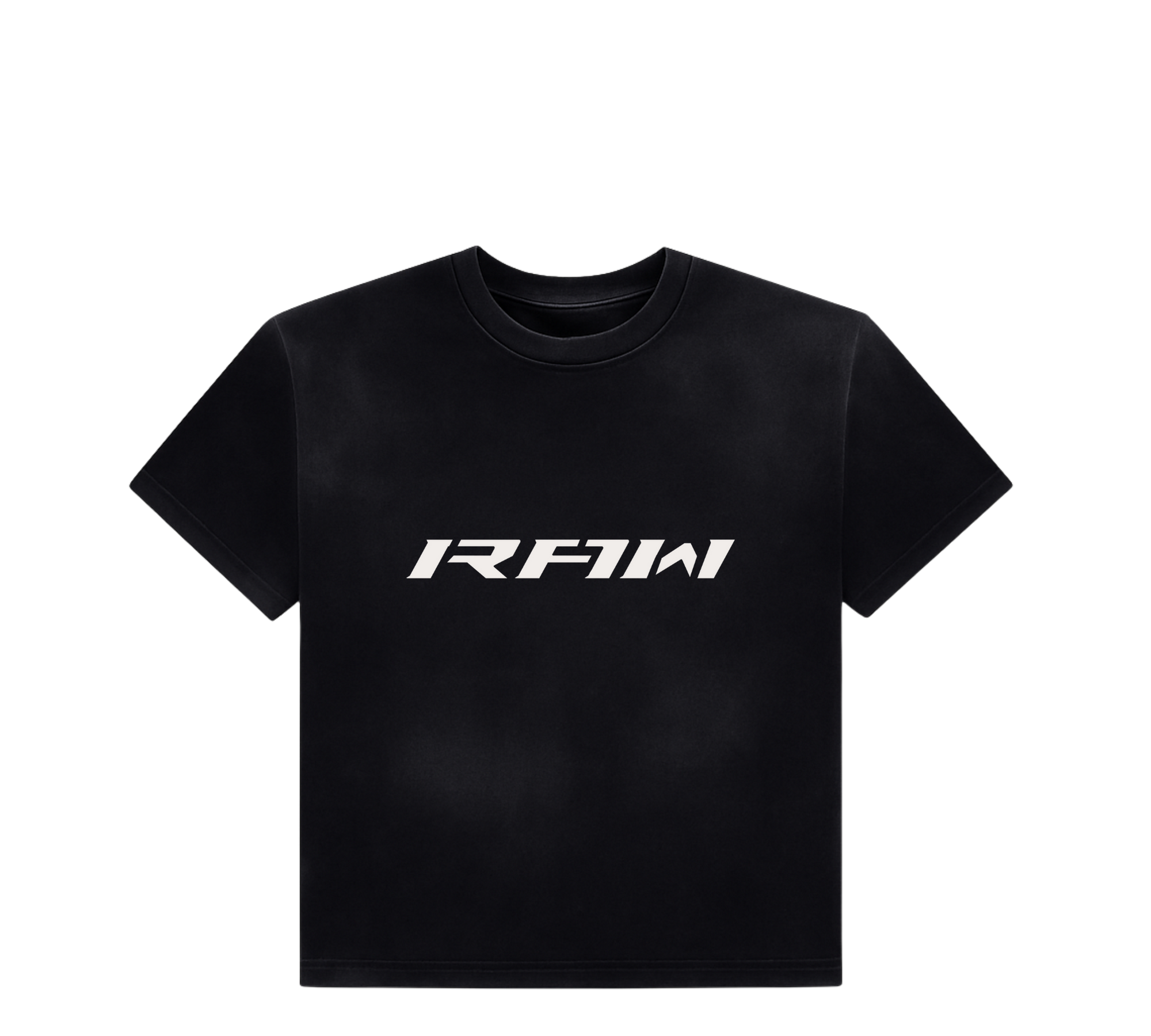 BROKEN RAW IMPACT TEE IN BLACK